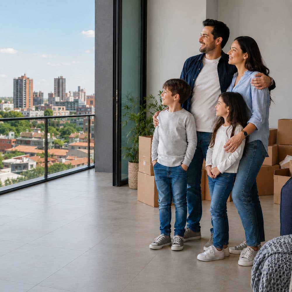 Casal com filhos na Romper nova em Assunção