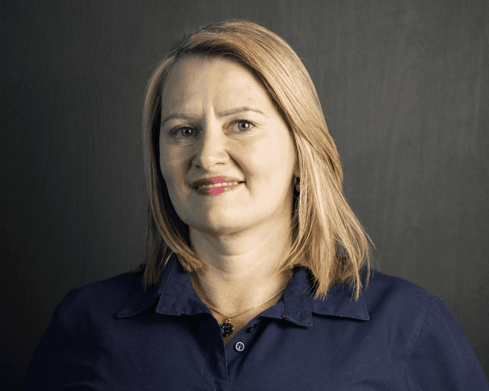 Rosa, responsável pela equipe de campo